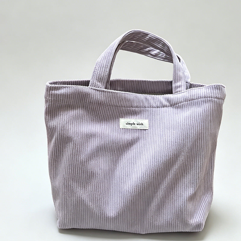 Minimalist Cotton Hollow Flower Shoulder Tote Handbag