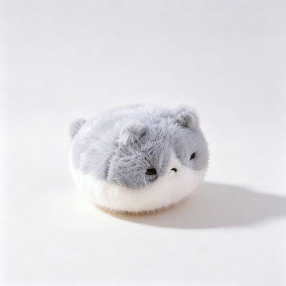 Fluffy Lying Cat Plush Wrist Cushion Doll