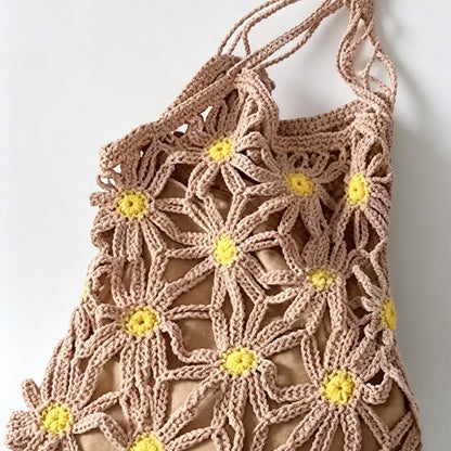Daisy Drawstring Shoulder Bag