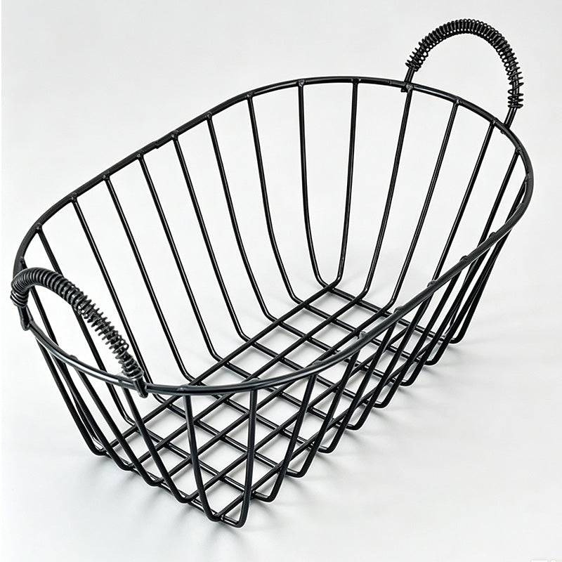 Durable Iron Hollow Wire Fruit Storage Basket