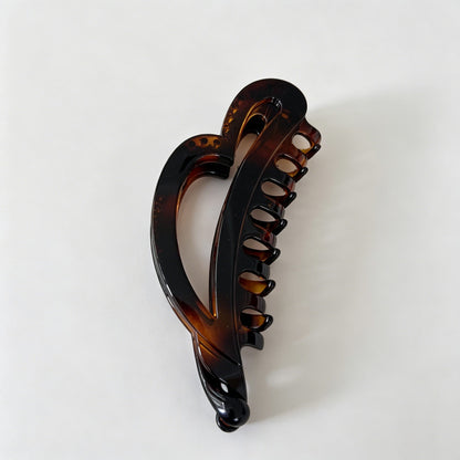 Irregular Heart Acrylic Hair Claw Clip