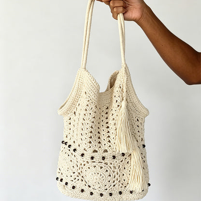 Open Weave Shoulder Bag