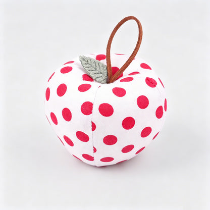 Plaid Apple Ornament Tabletop Hanging