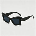 Double-Layer Wavy Butterfly Irregular Cat Eye Sunglasses