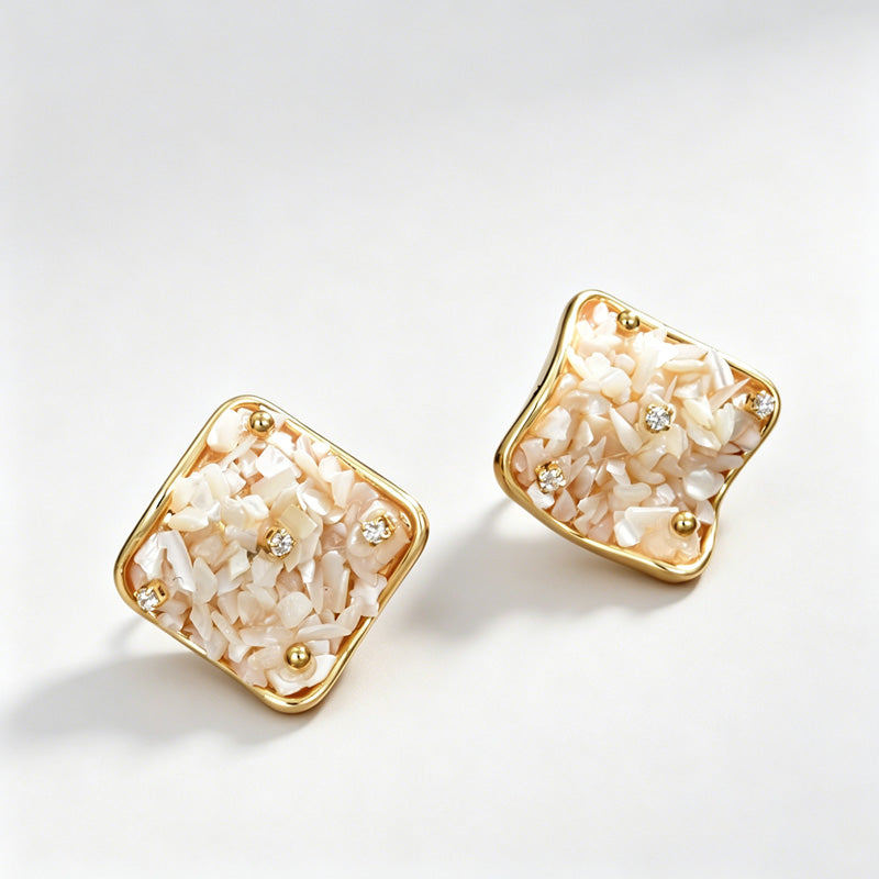 Shell Drop Earrings