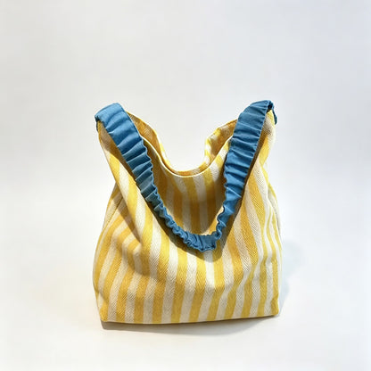 Striped Rope Tote Bag