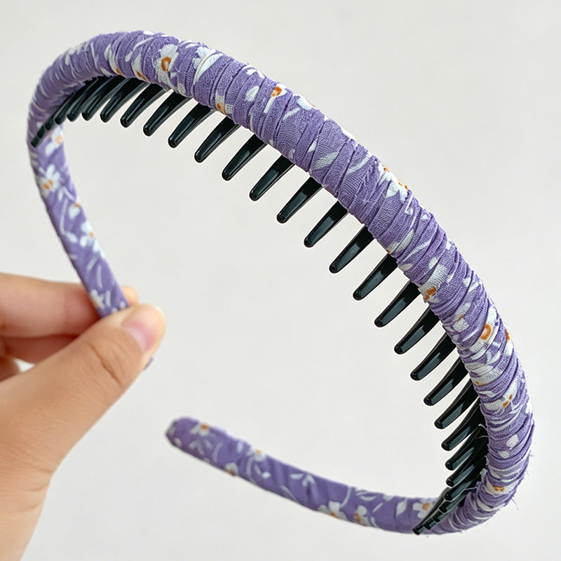 Vintage Floral Non-Slip Fabric Headband