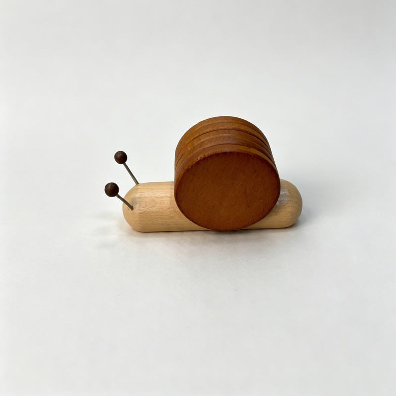Snail Wooden Coaster Set