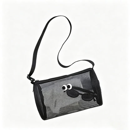 Breathable Mesh Swim Crossbody Storage Shoulder Bag