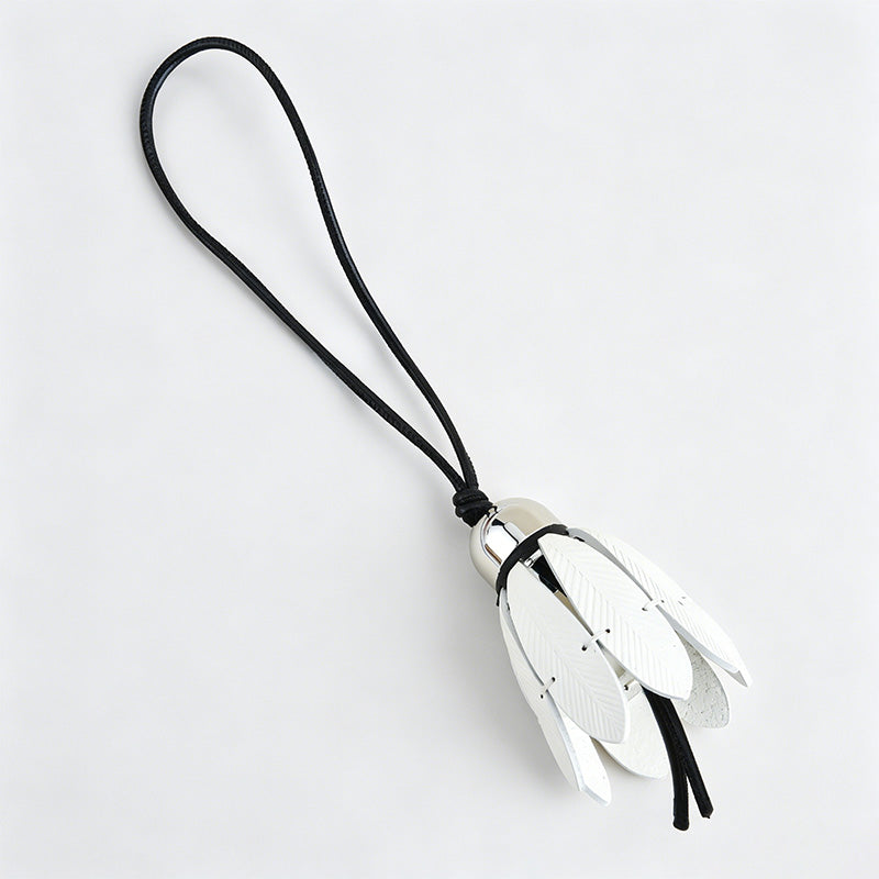 Elegant Badminton Shaped Keychain