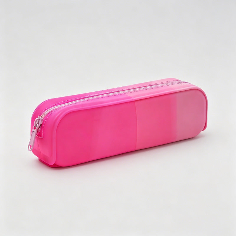 Rainbow Gradient Accordion PVC Pencil Case