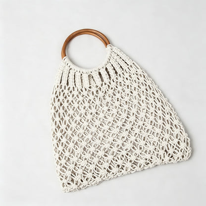 Ring Handle Mesh Bag