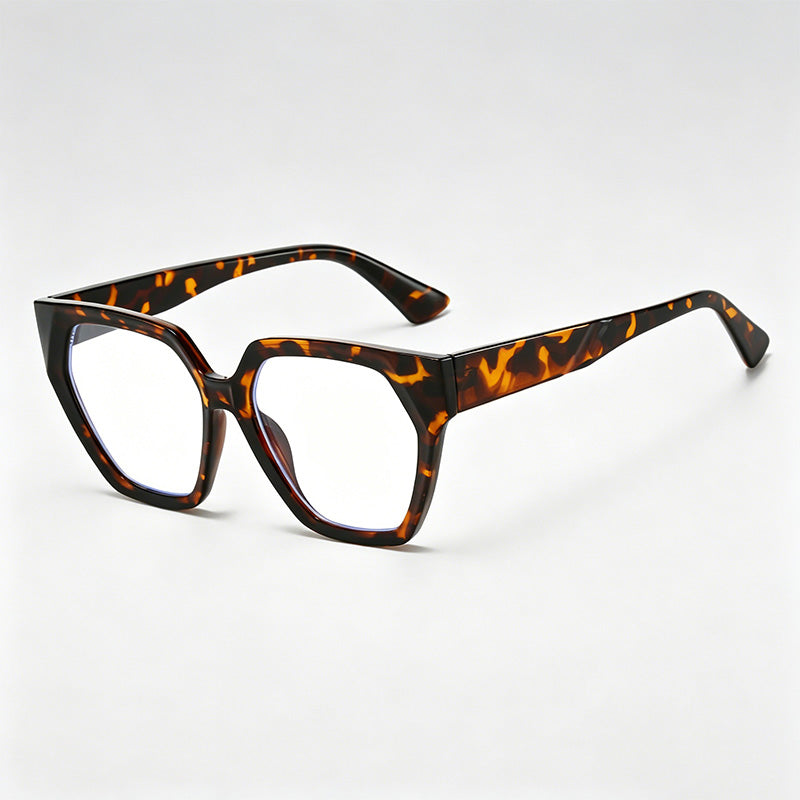 Gradient Two-Tone Geometric Square PC Fashion Sunglasses