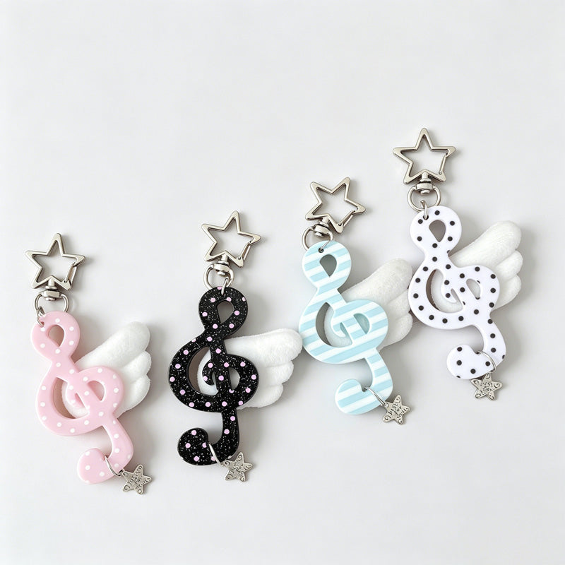 Musical Star Keychain