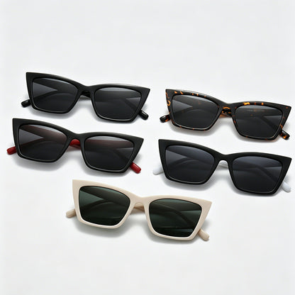 Cat Eye Square Punk PC TAC Protective Sunglasses