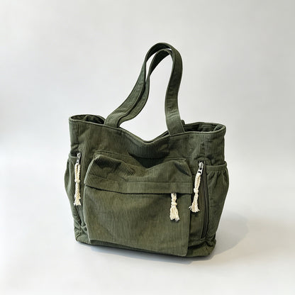 Canvas Pocket Tote Bag