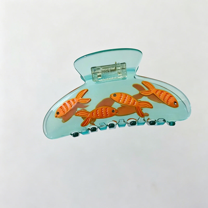 Tomato Fish Tank Hair Clip
