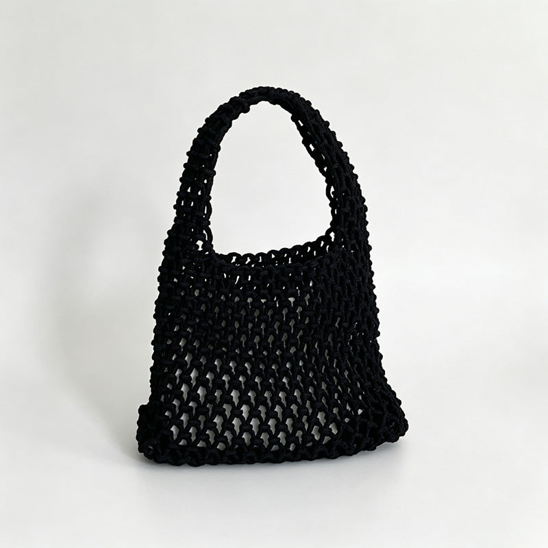 Mesh Knit Tote Bag