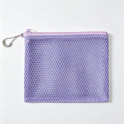 Mesh Zipper Storage Pouch