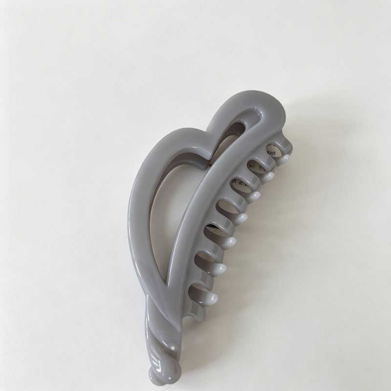 Irregular Heart Acrylic Hair Claw Clip