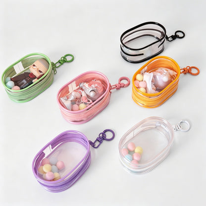 Soft Storage Pouch Keychain