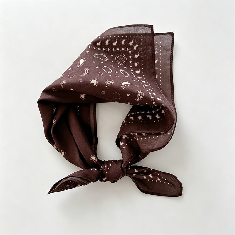Leopard Paisley Print Bandana