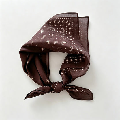 Leopard Paisley Print Bandana