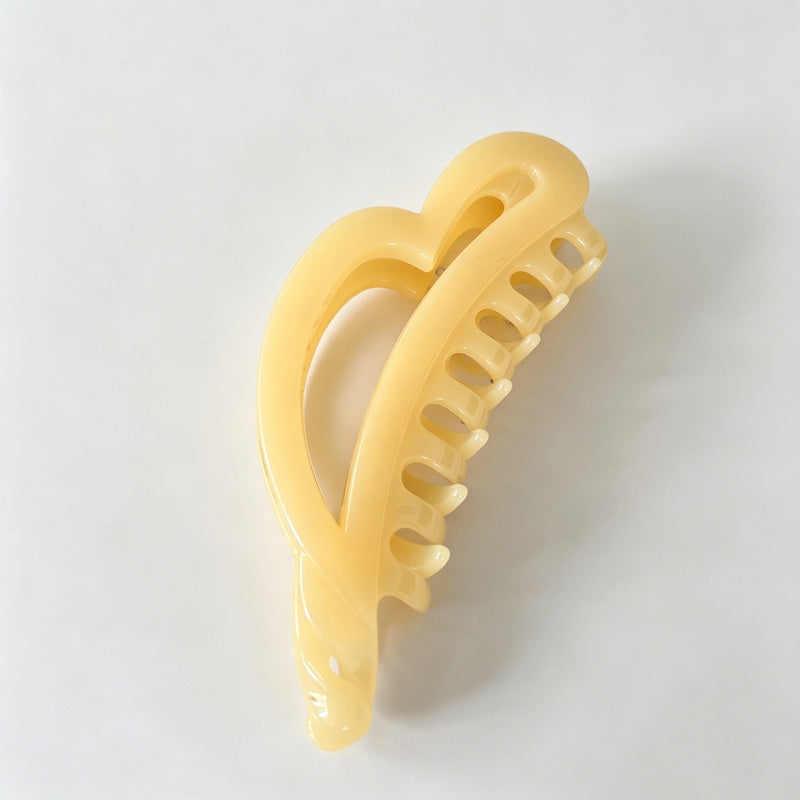 Irregular Heart Acrylic Hair Claw Clip