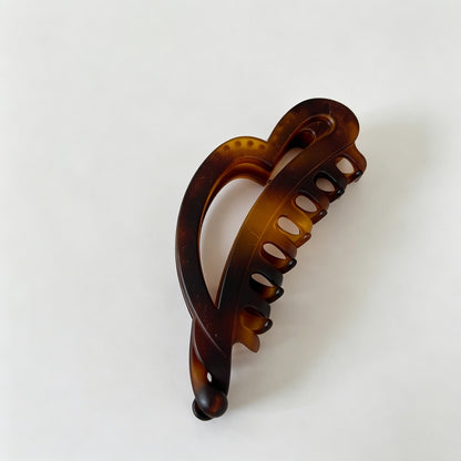 Irregular Heart Banana Hair Claw Clip