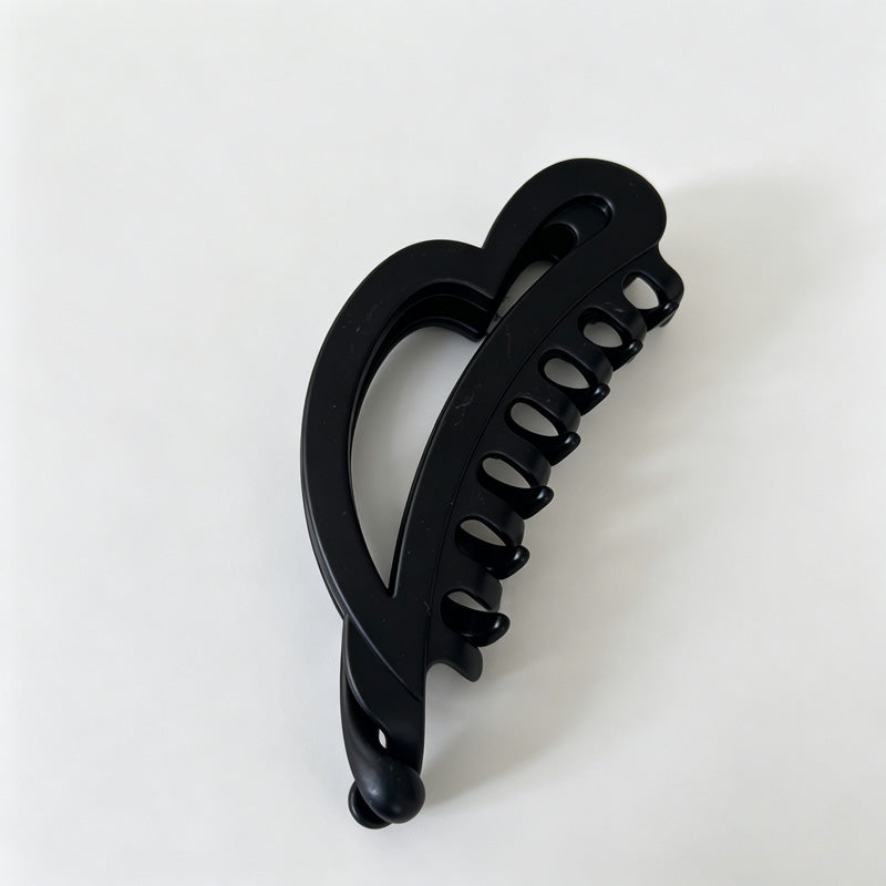 Minimalist Irregular Heart Acrylic Banana Hair Clip
