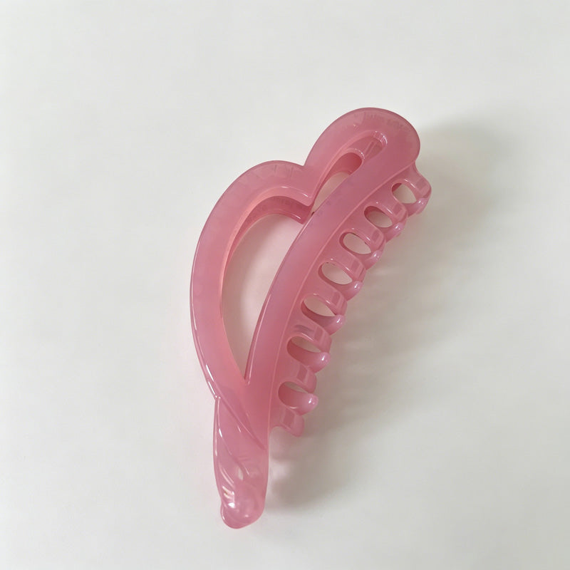 Tortoise Heart Hair Claw Clip