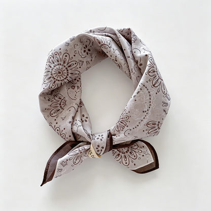Floral Porcelain Print Bandana