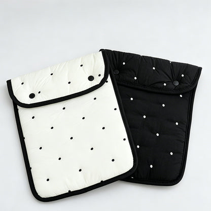 Polka Dot Embroidered Tablet Sleeve
