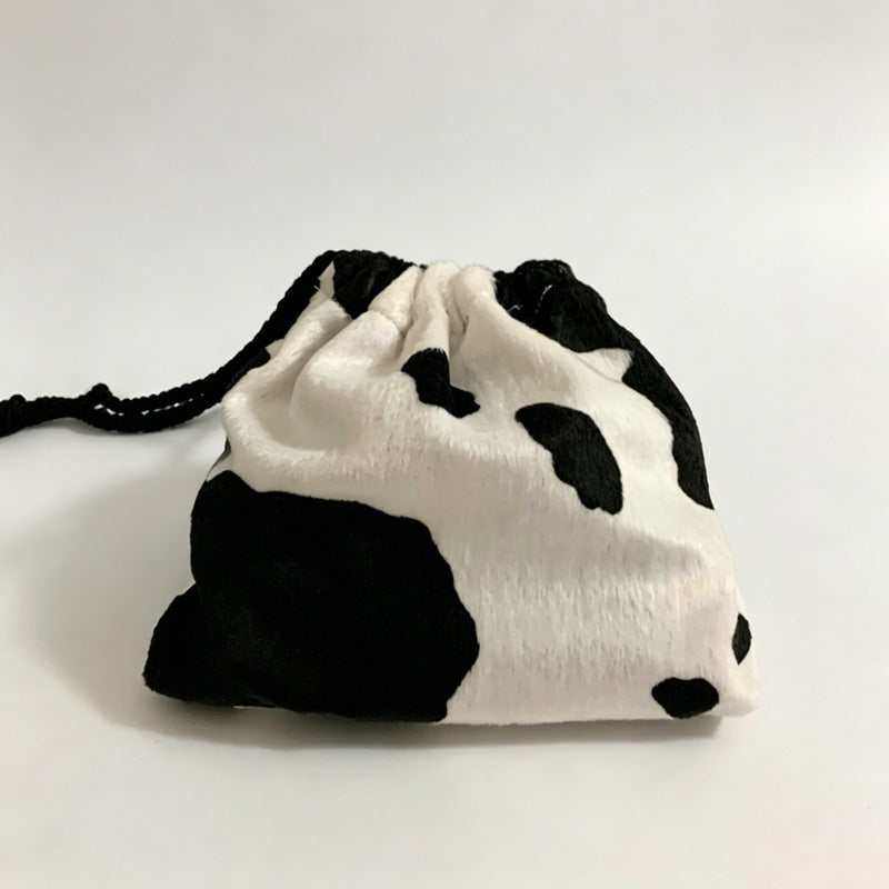 Cow Print Storage Pouch Makeup Bag