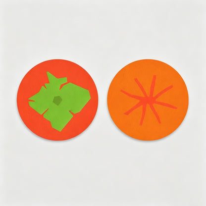 Fruit Print Car Cup Coaster