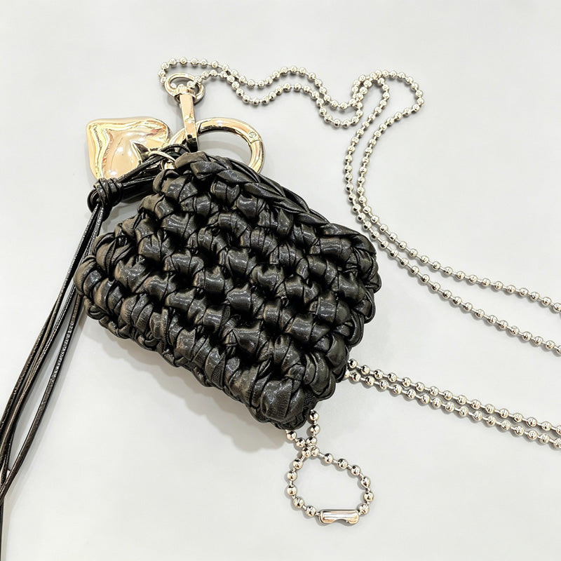 Beaded Woven Mini Pouch