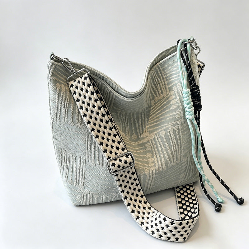 Large Capacity Patchwork Shoulder Bag