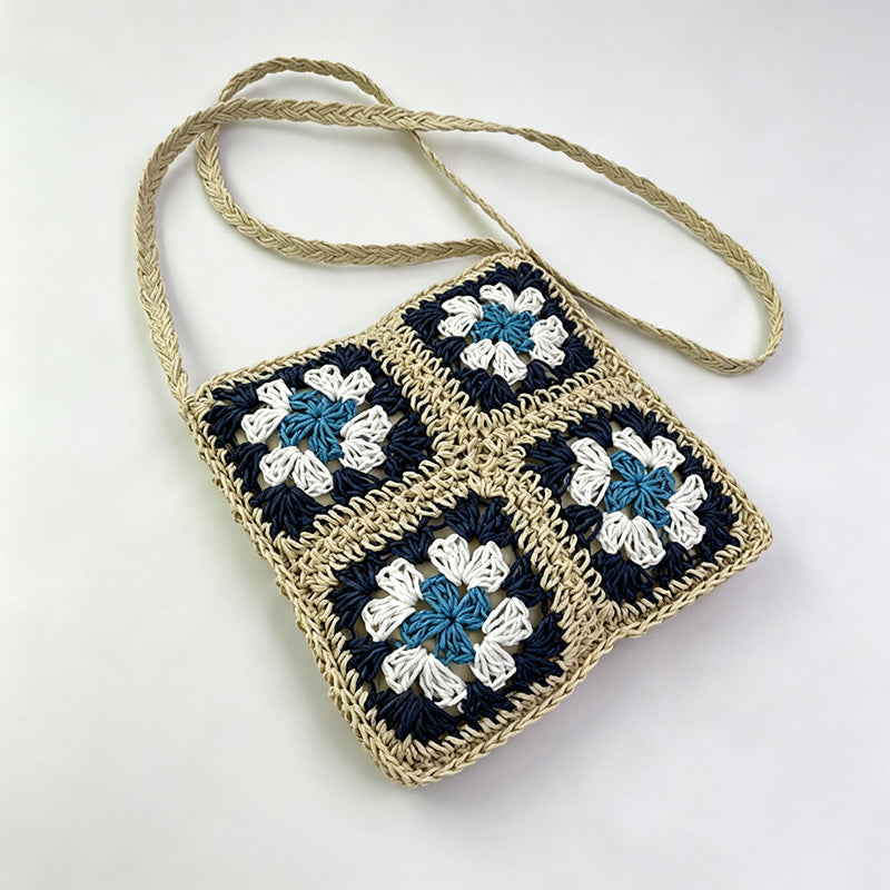Flower Square Crossbody Bag