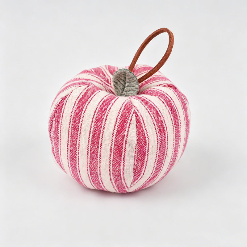 Plaid Apple Ornament Tabletop Hanging