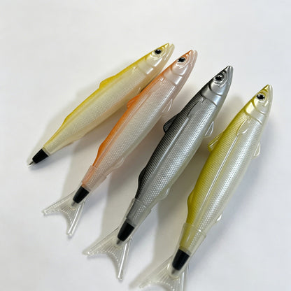 Fish Shaped Pull Cap Ballpoint Pen