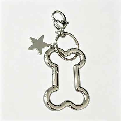 Bone Shape Keychain Bag Charm