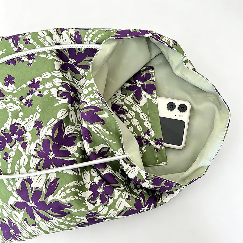 Multi-purpose Corduroy Textured Inner Travel Crossbody Bag