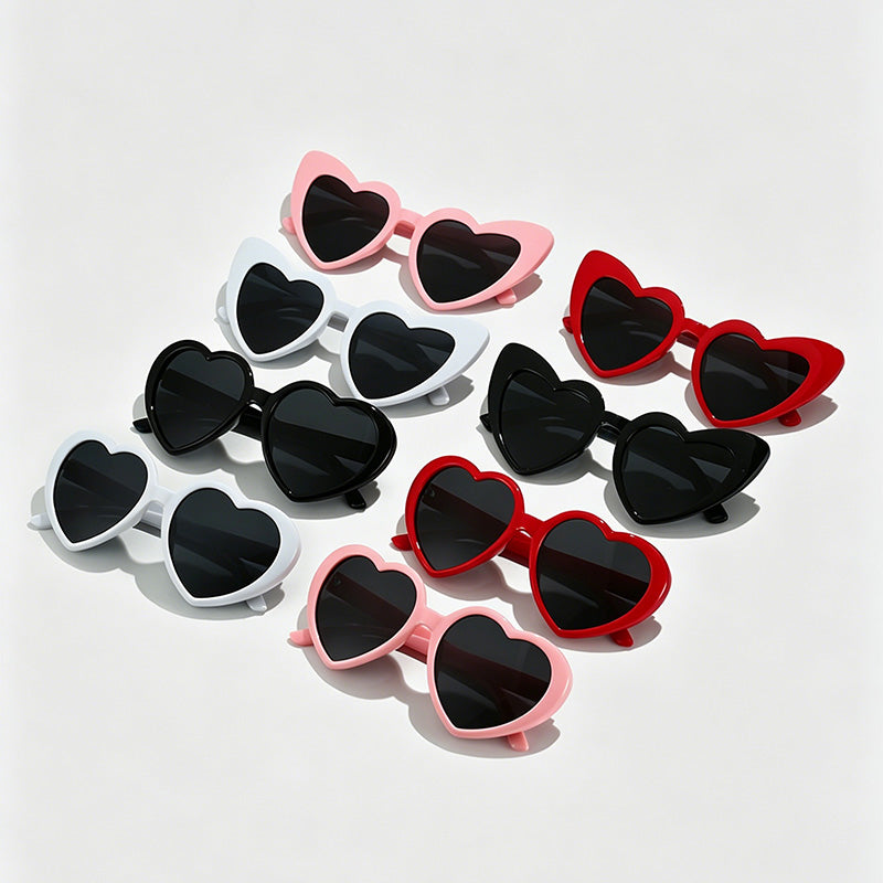 Heart Trendy Slim PC TAC Protective Fashion Sunglasses