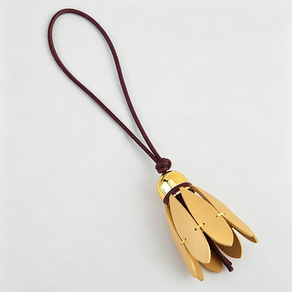 Badminton Shaped Keychain