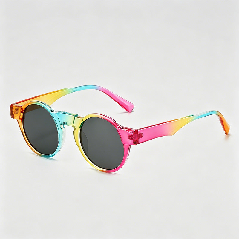 Vintage Round Steam-Punk PC Fashion Sunglasses