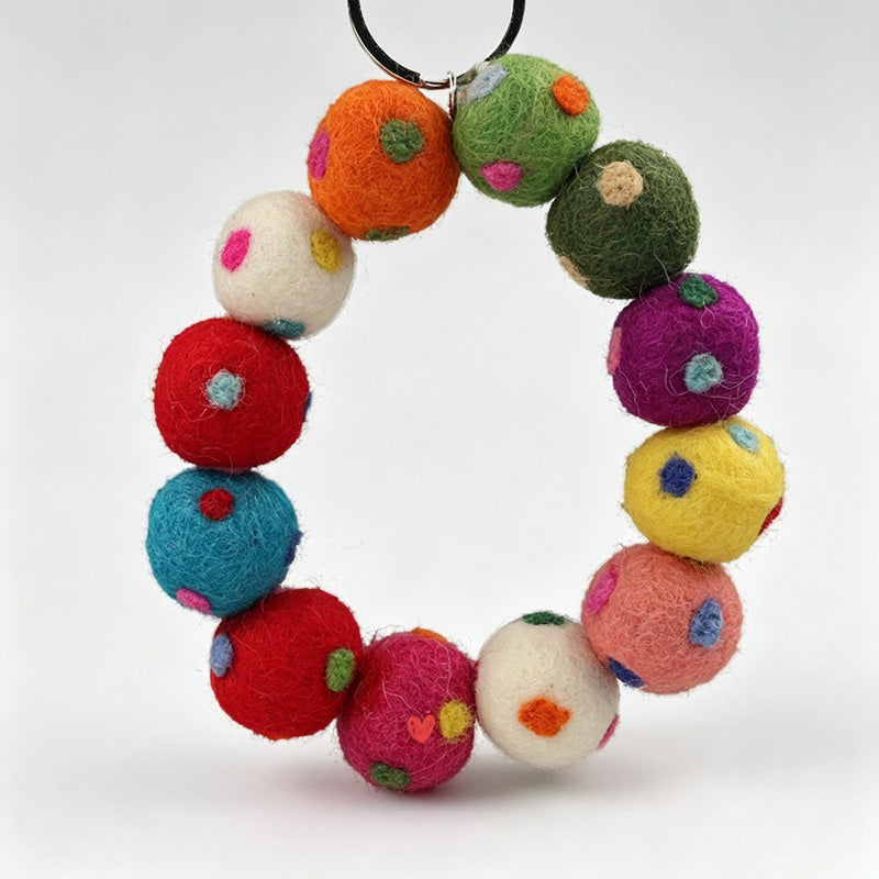 Pom Pom Keychain