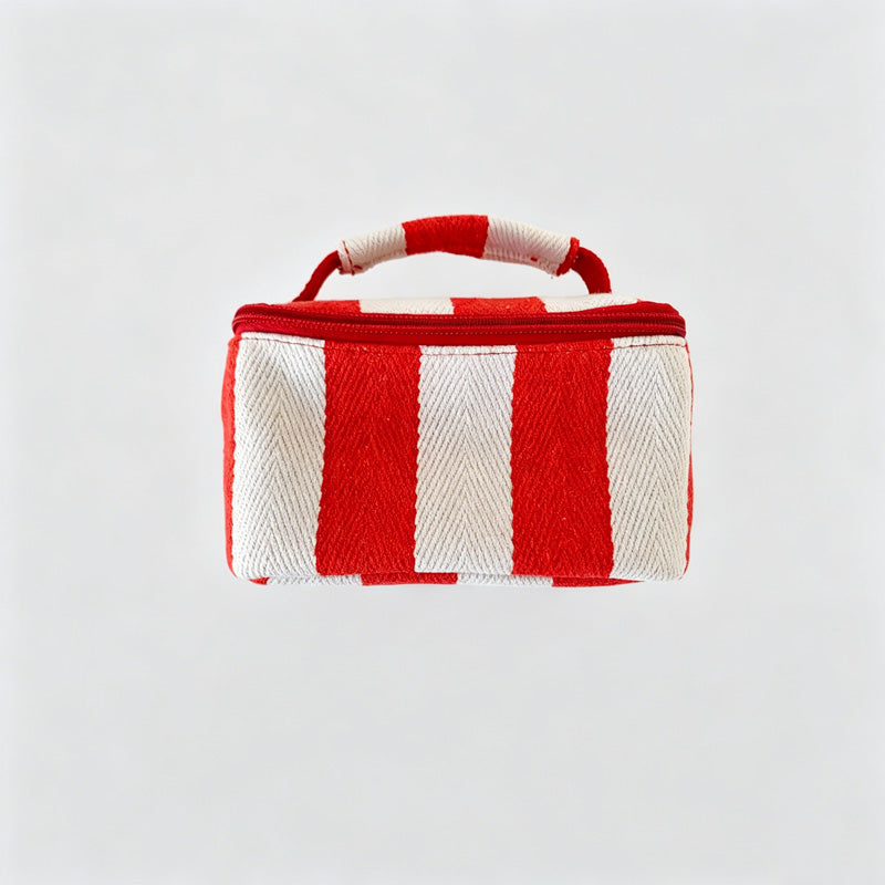 Thick Stripe Storage Pouch