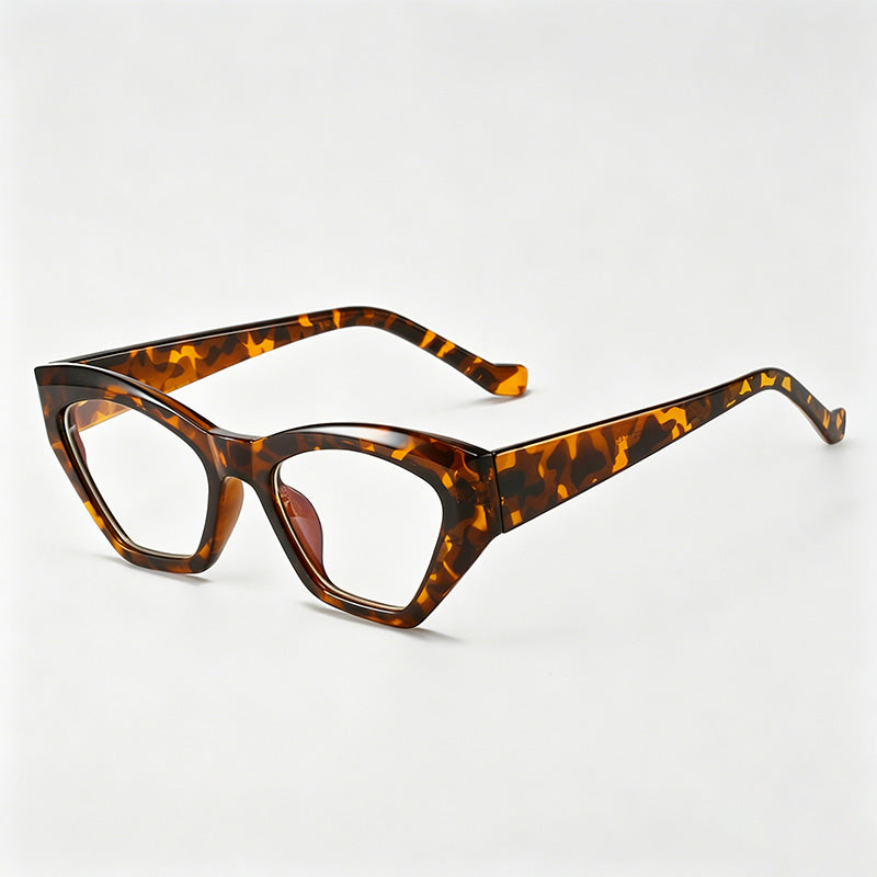Trendy Small Angular Cat Eye PC Fashion Sunglasses