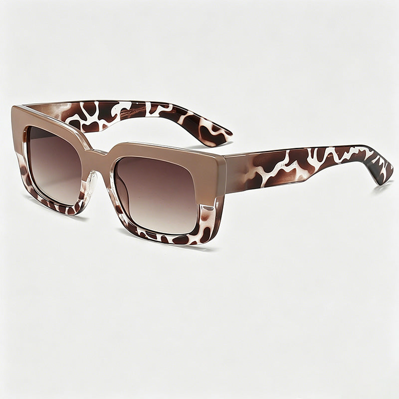 Vintage Thick Square Frame Trendy Sunglasses