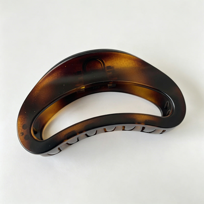 Large Butterfly Acetate Half Round Hair Claw Clip